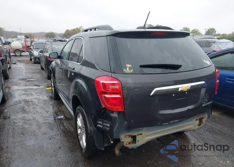 2016 Chevrolet Equinox Lt из США, поврежденный, VIN 2GNALCEK4G6312502